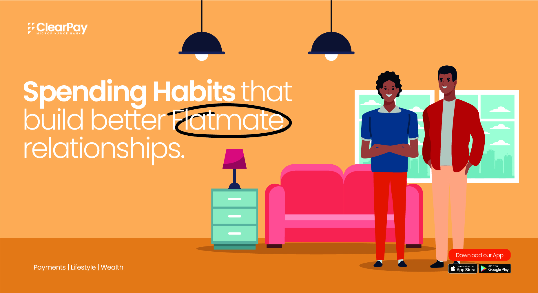 Spending Habits that build better Flatmate relationships.